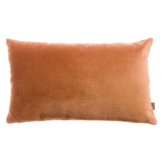 Coussin uni elise rouille 30 x 50 cm