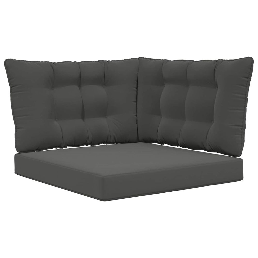 Coussin de canapé d'extérieur polyester anthracite