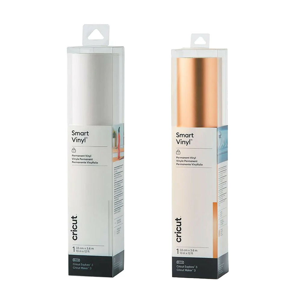 2 vinyles permanents mats 366 x 33 cm - blanc, champagne