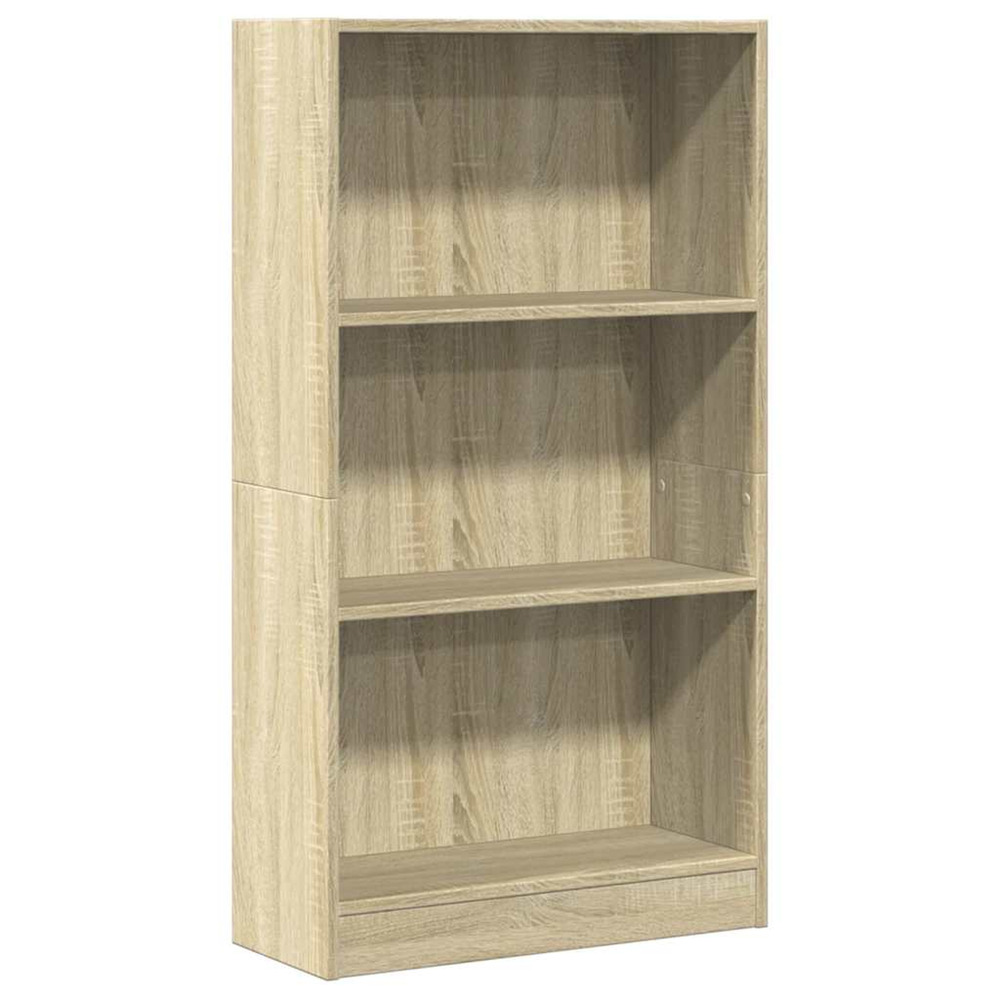 Bibliothèque chêne sonoma 60x24x109 cm bois d'ingénierie