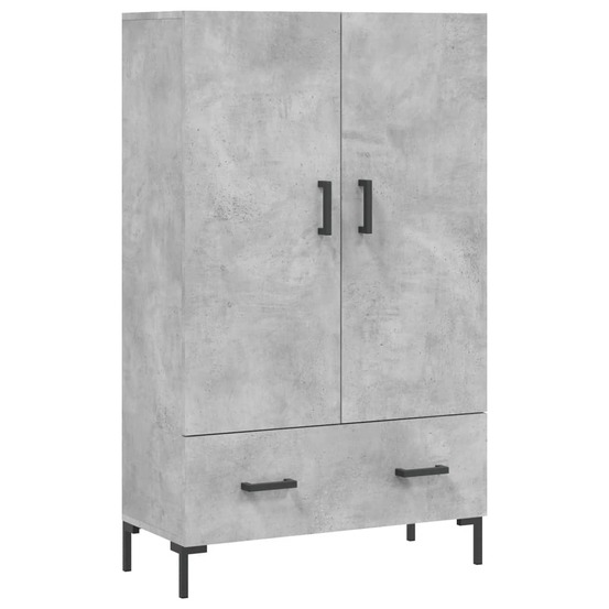 Buffet bahut commode armoire meuble de rangement organisateur cuisine salle de séjour salon haut 69,5 x 31 x 115 cm bois d'in