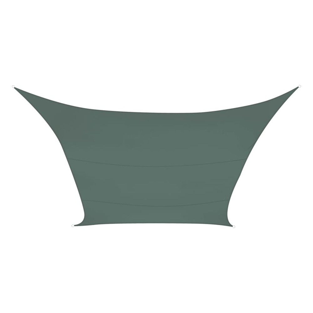 Voile d'ombrage carrée 5 m gris vert