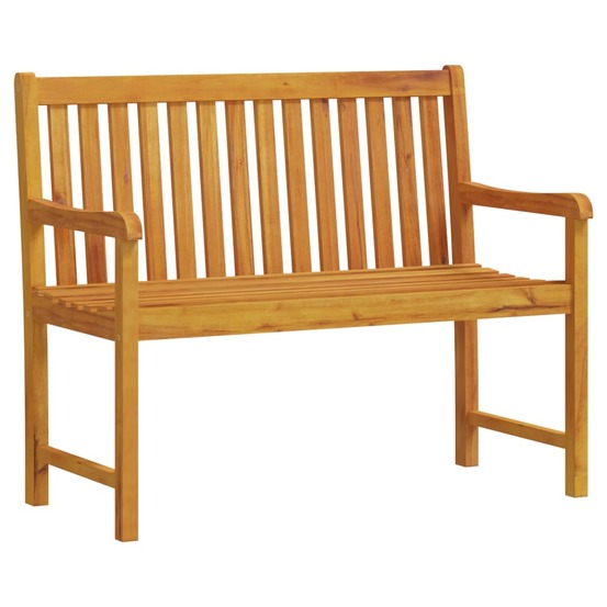 Banc de jardin meuble de patio d'extérieur terrasse 110 x 55,5 x 90 cm bois d'acacia solide