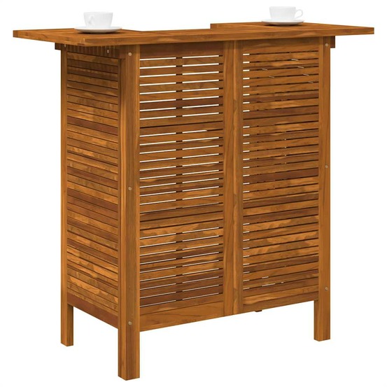 Table de bar 110 x 50 x 105 cm bois d'acacia massif