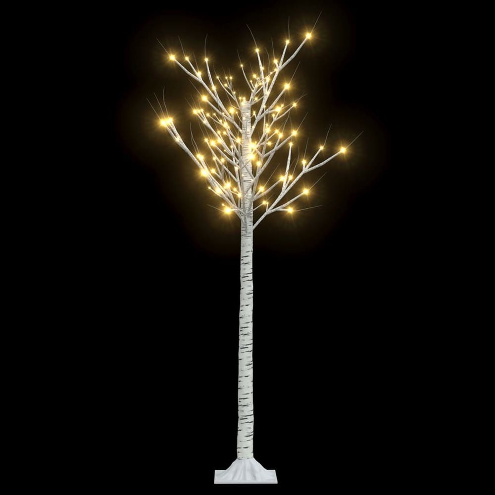 Sapin de noël 156 led blanc chaud saule 1,5 m int/ext