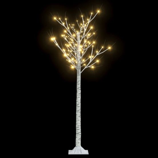 Sapin de noël 156 led blanc chaud saule 1,5 m int/ext