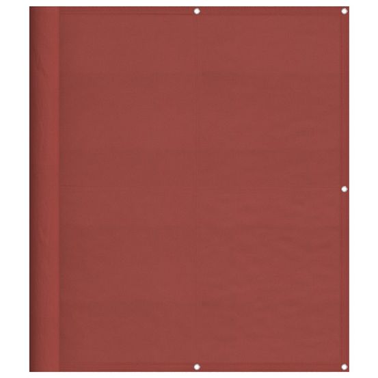 Paravent de balcon couleur terre cuite 120x700cm 100% polyester