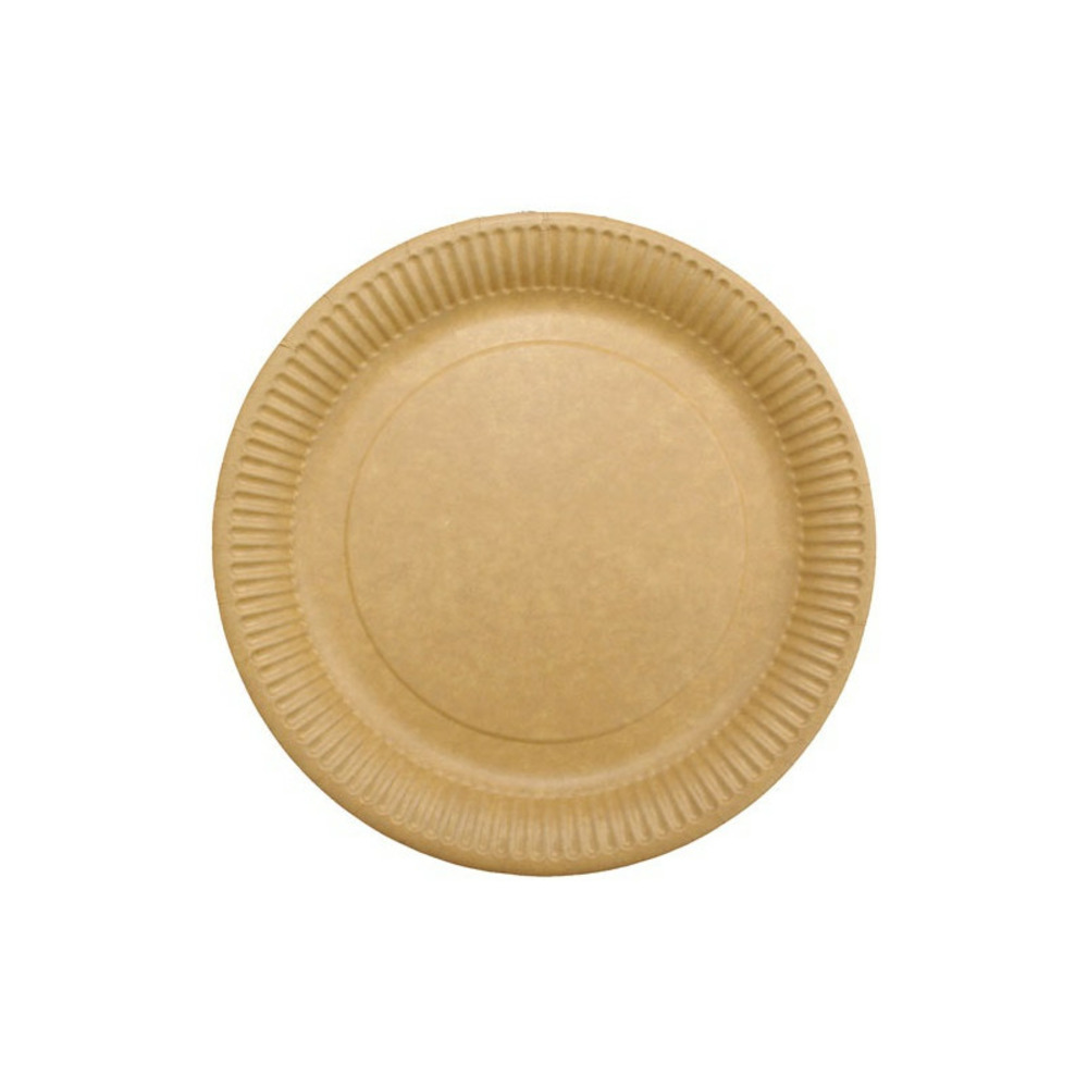 Assiette ronde kraft 22cm x50 sphere - assb22