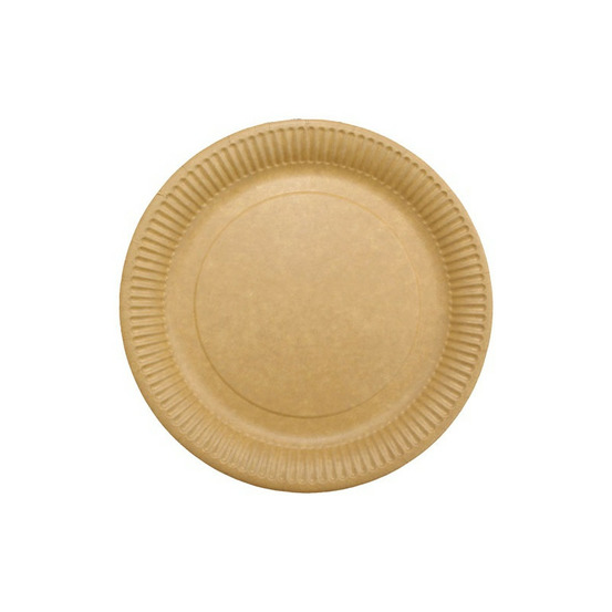 Assiette ronde kraft 22cm x50 sphere - assb22