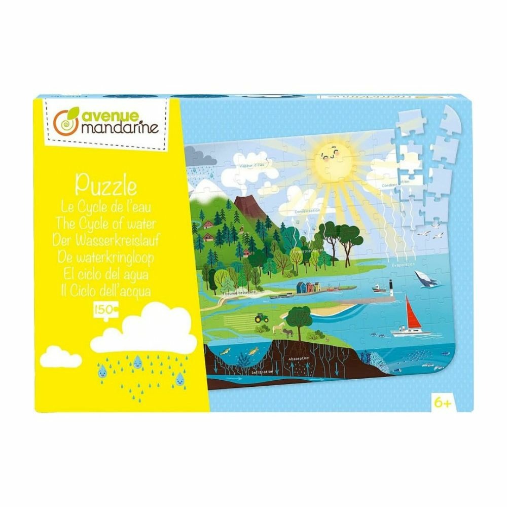 Puzzle éducatif le cycle de l'eau