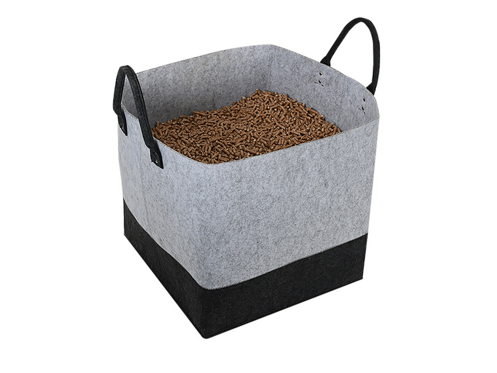 Sac à granulés feutrine 60l jura montania - 40 x 40 x 40 cm