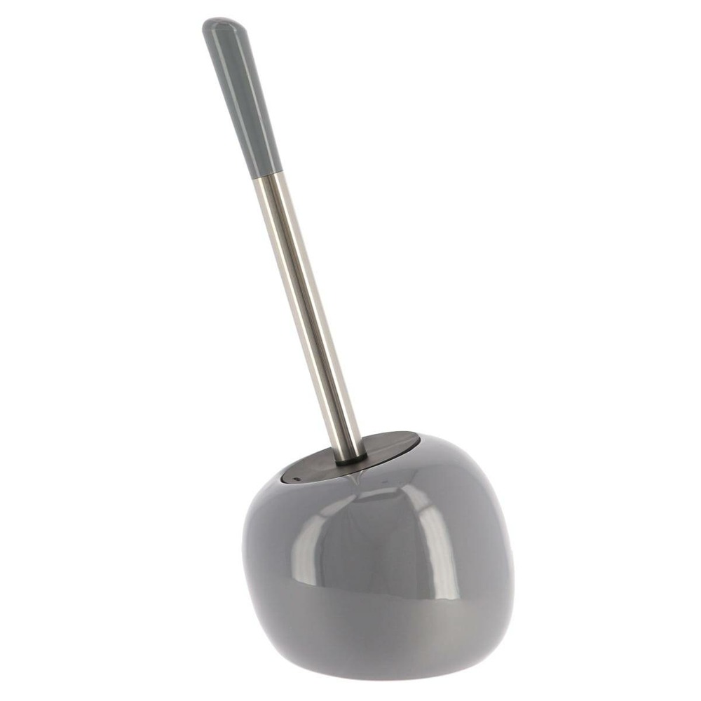 Brosse wc gres forme boule - gris