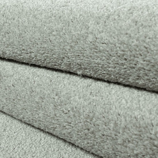 Tapis rond ø200cm tissé motif uni pour salon soula