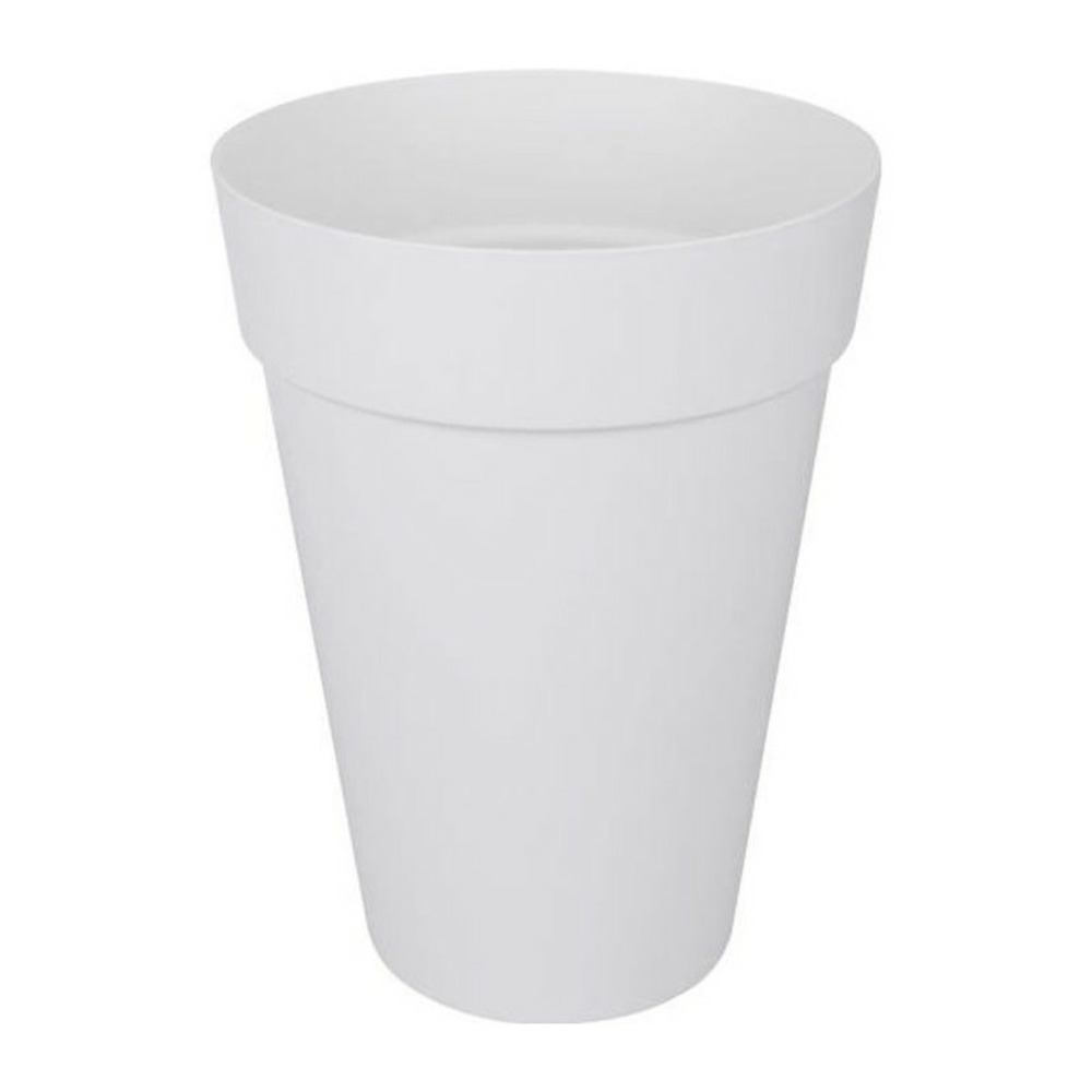 Pot de fleurs rond haut loft urban ø 28 cm - blanc
