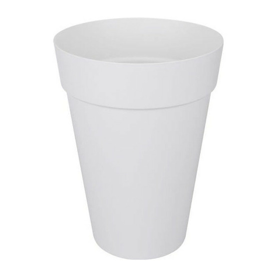 Pot de fleurs rond haut loft urban ø 28 cm - blanc