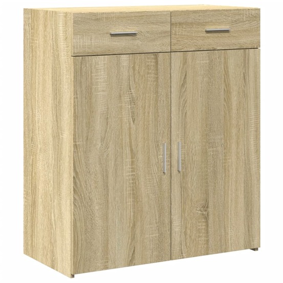 Buffet bahut commode armoire meuble de rangement organisateur cuisine salle de séjour salon sonoma 80 x 42,5 x 93 cm bois d'i