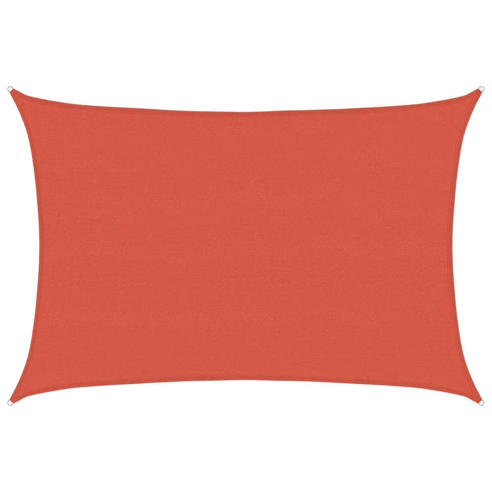 Voile d'ombrage 160 g/m² terre cuite 5x7 m pehd