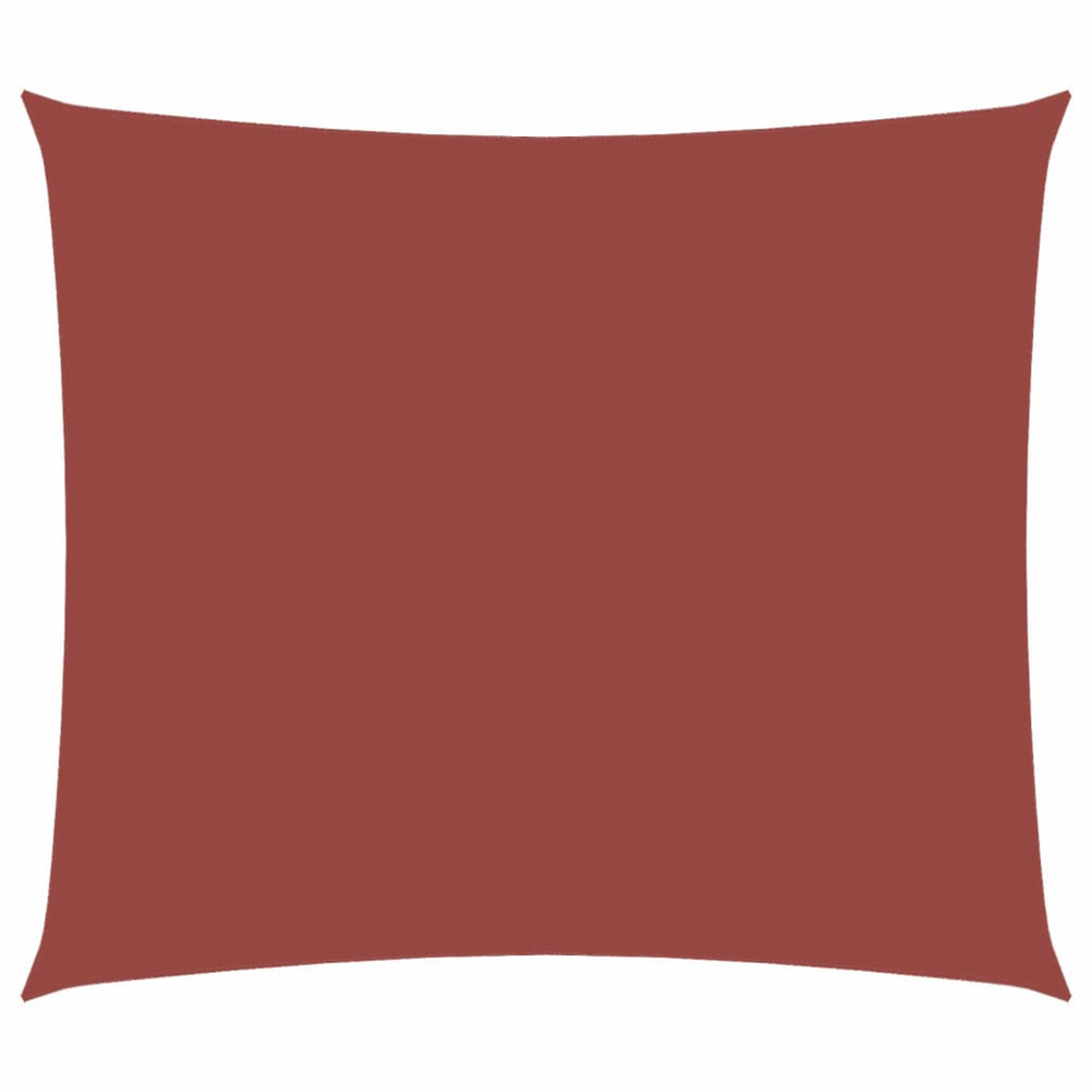 Voile de parasol tissu oxford rectangulaire 2,5x3 m terre cuite