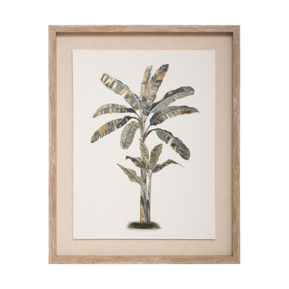 Tableau toile murale encadrée imprimée arbre 40 x 50 cm