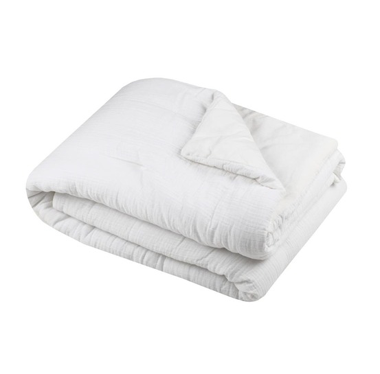 Plaid ou edredon en gaze de coton colors