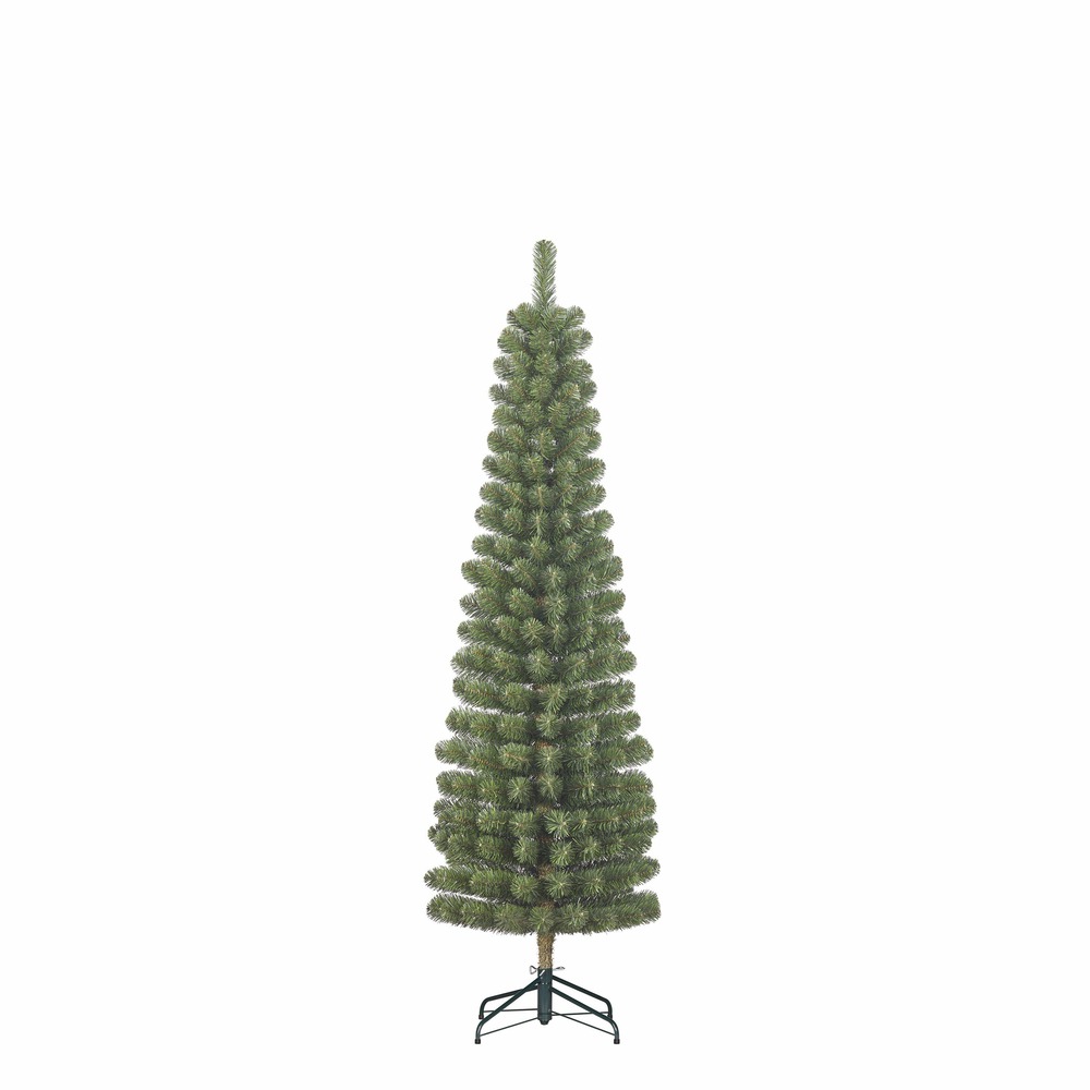 Black box trees charlton sapin de noël artificiel étroit - h185 x ø53 cm - vert