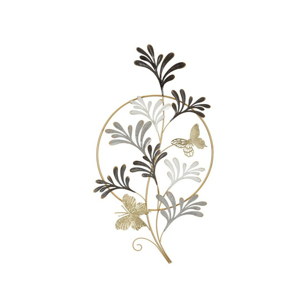 Décoration murale encadrée en métal 