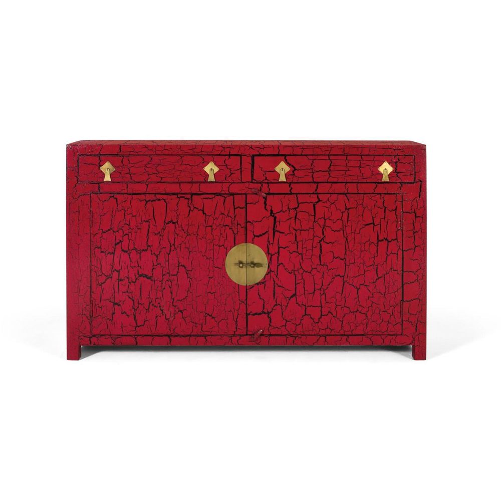 Buffet bois rouge - izorée décoration d'autrefois
