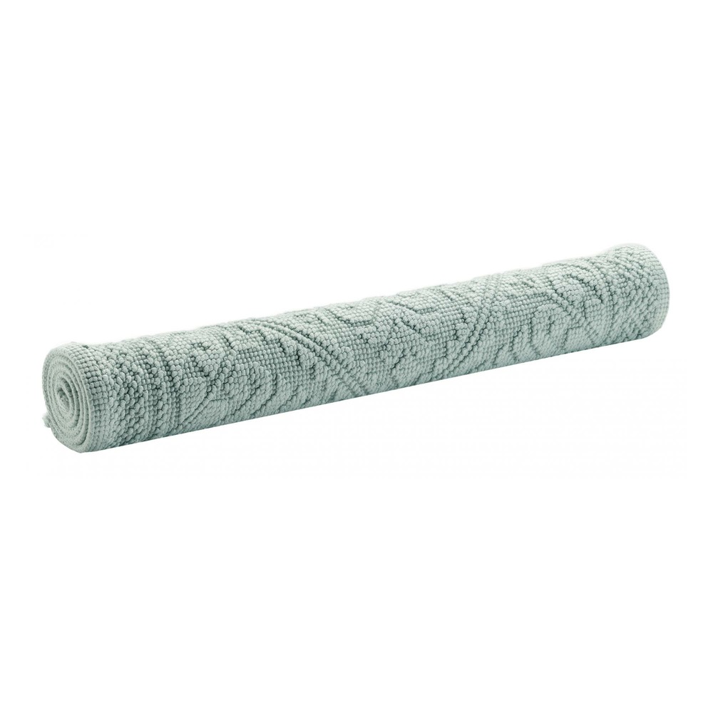 Tapis de bain uni enzo jade 54 x 110 cm