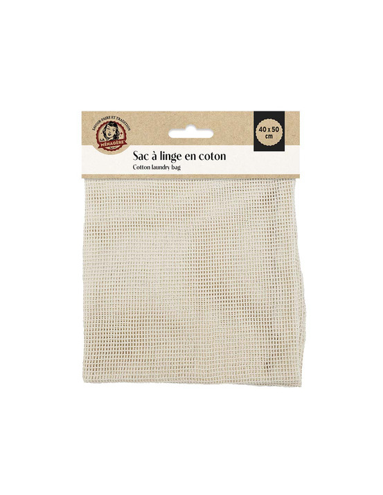 Filet à linge en coton 40x50cm - la menagere