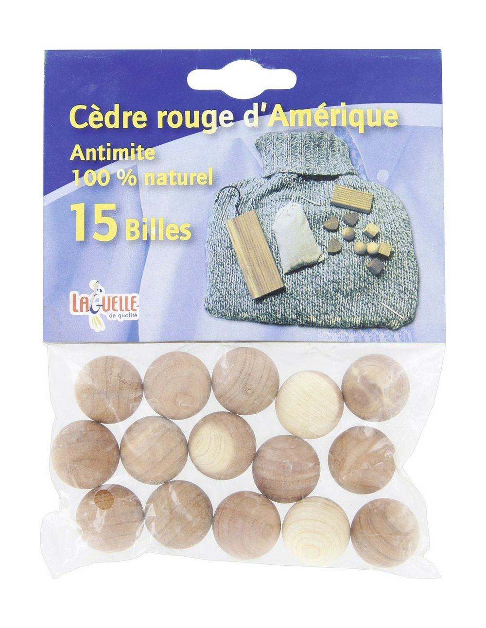Antimite 100% naturel 15 billes
