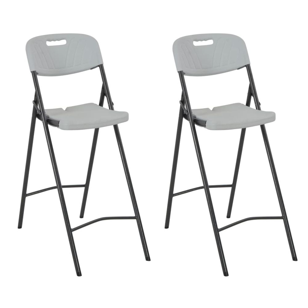 CHAISES DE BAR PLIABLES 2 PCS-(867968)