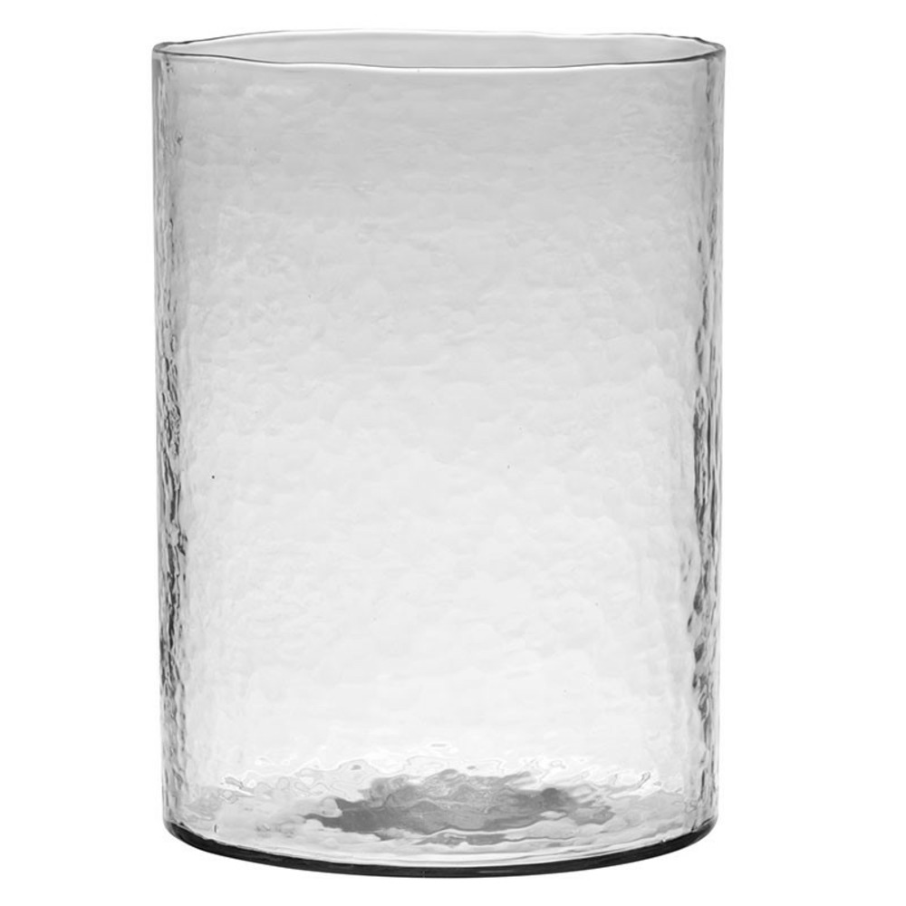 Vase cylindrique verre gaia 19x26 cm