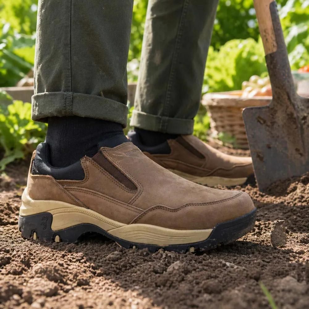Sabots browning scrambler en cuir marron pour homme