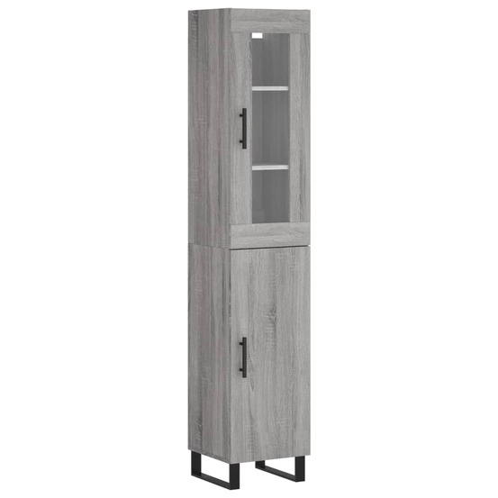 Buffet bahut commode armoire meuble de rangement organisateur cuisine salle de séjour salon haut sonoma 34,5 x 34 x 180 cm bo