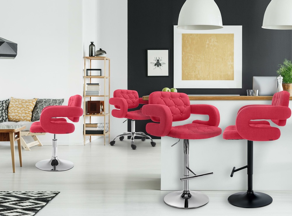 Chaise longue dublin en tissu