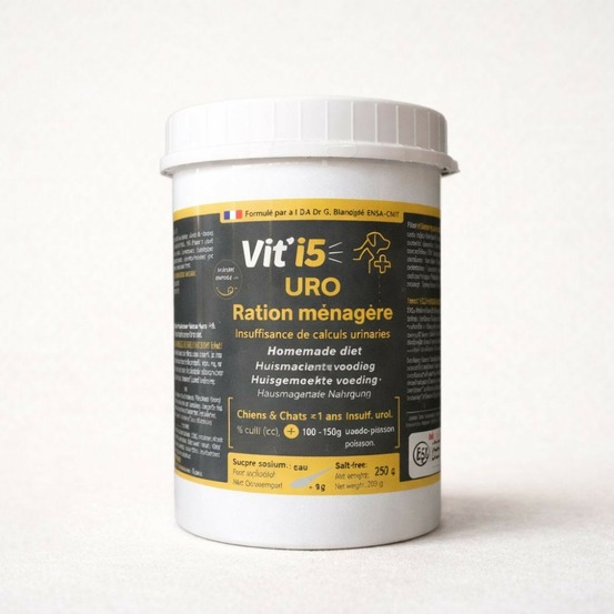 Vit'i5 uro – complément ration ménagère chien & chat (urinaire) 250 g