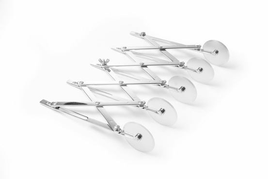 Rouleau multi-coupe avec 5 roulettes 222x56x(h)55 mm - hendi