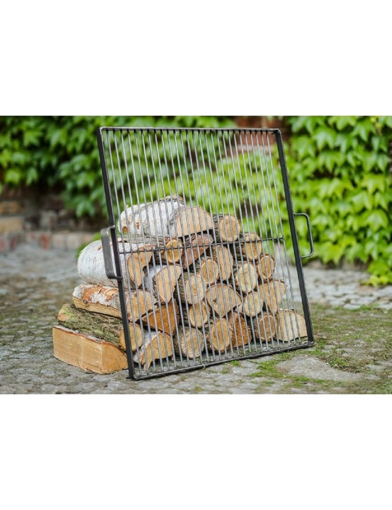 Grille de cuisson carrée 50x50 cm pour brasero rond 70 cm