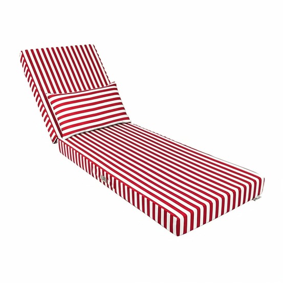 Coussin bain de soleil premium avec coussin - rayures rogue