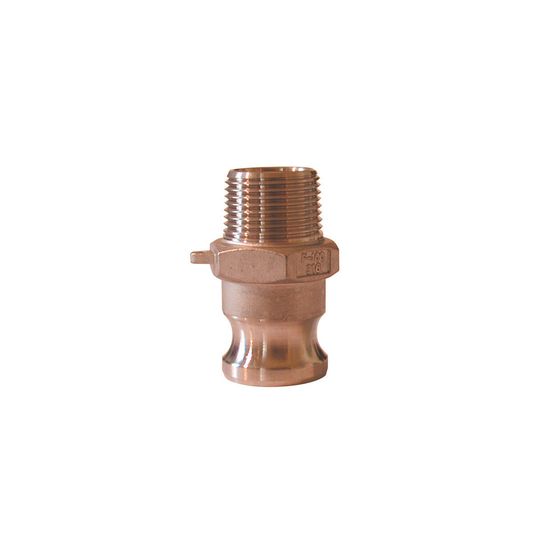 Raccord camlock male - embout fileté male en laiton - type f - ø a: 2''____ø b: