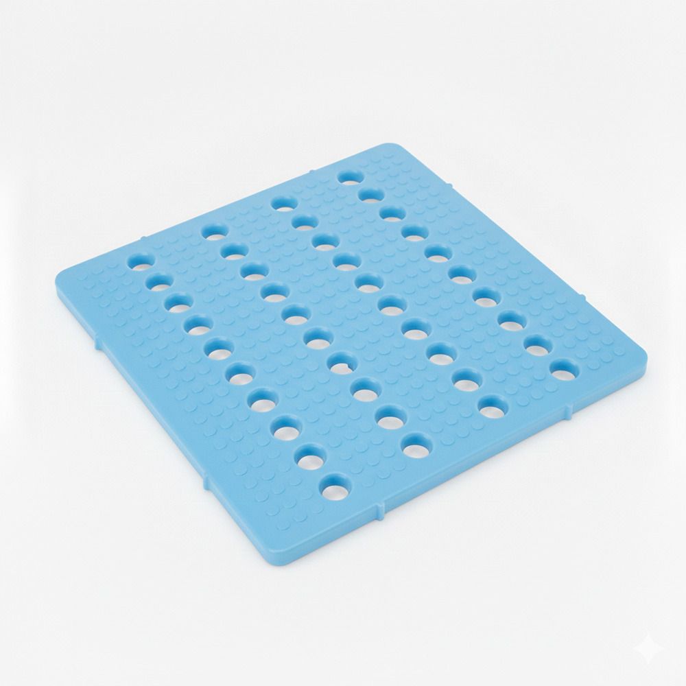 Gripsquare 50 - plaque pehd antidérapante - plast'up rotomoulage