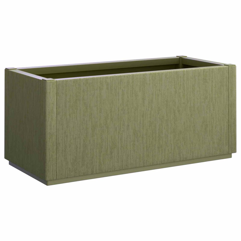 Boîte de fleurs de jardin vert 80 x 36 x 35 cm pp