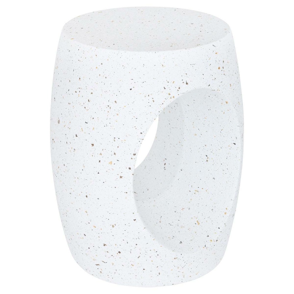 Table d'appoint narlon 38x38x47cm blanc