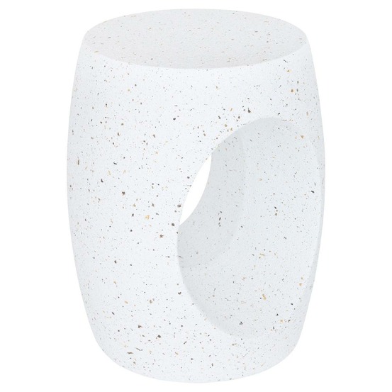 Table d'appoint narlon 38x38x47cm blanc