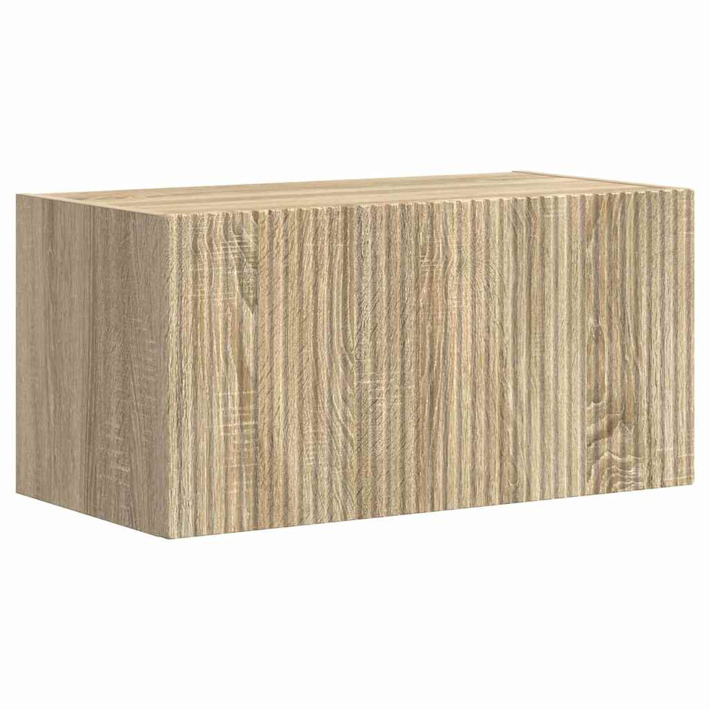 Meuble tv mural sonoma 60 x 31 x 29.5 cm bois d'ingénierie