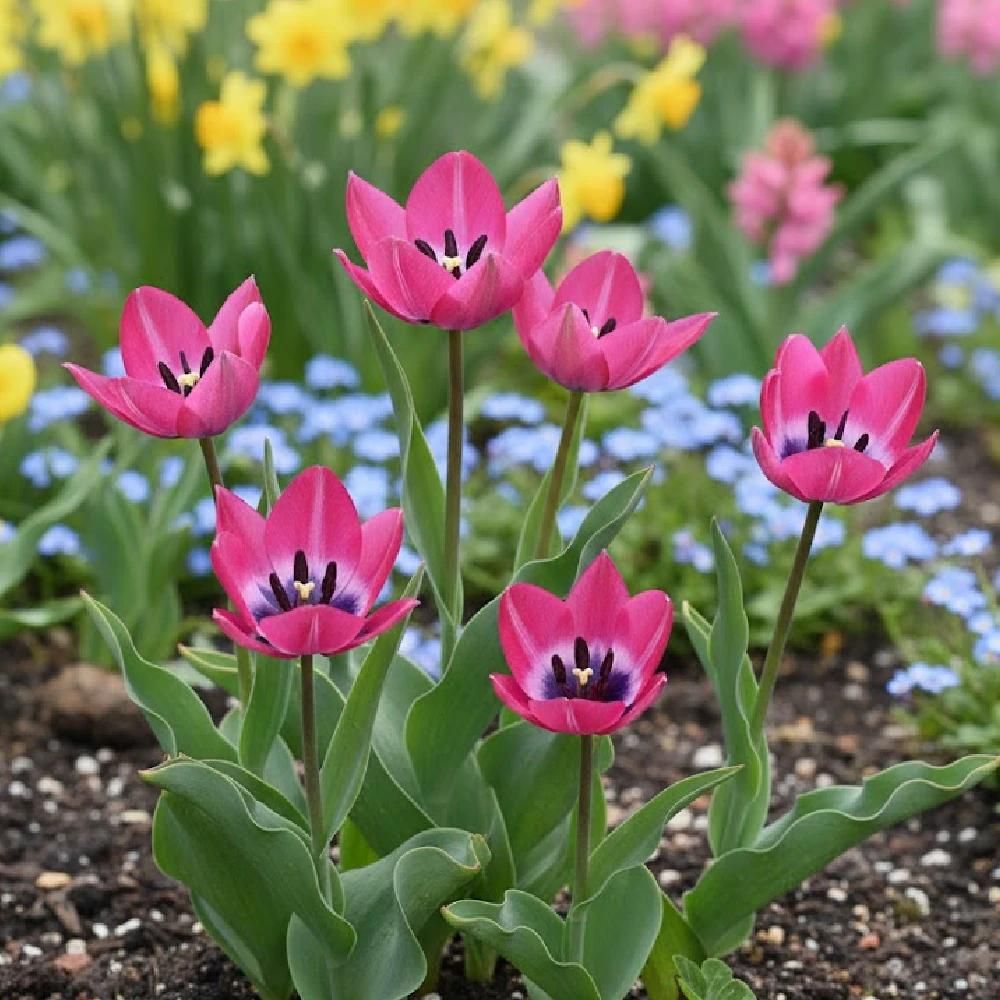 Bulbe de tulipe botanique little beauty sachet de 10 bulbes