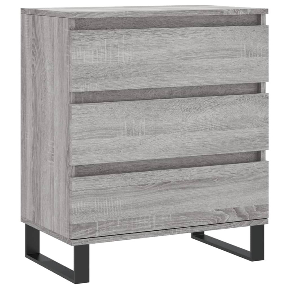 Buffet bahut commode armoire meuble de rangement organisateur cuisine salle de séjour salon sonoma 60 x 35 x 70 cm bois d'ing