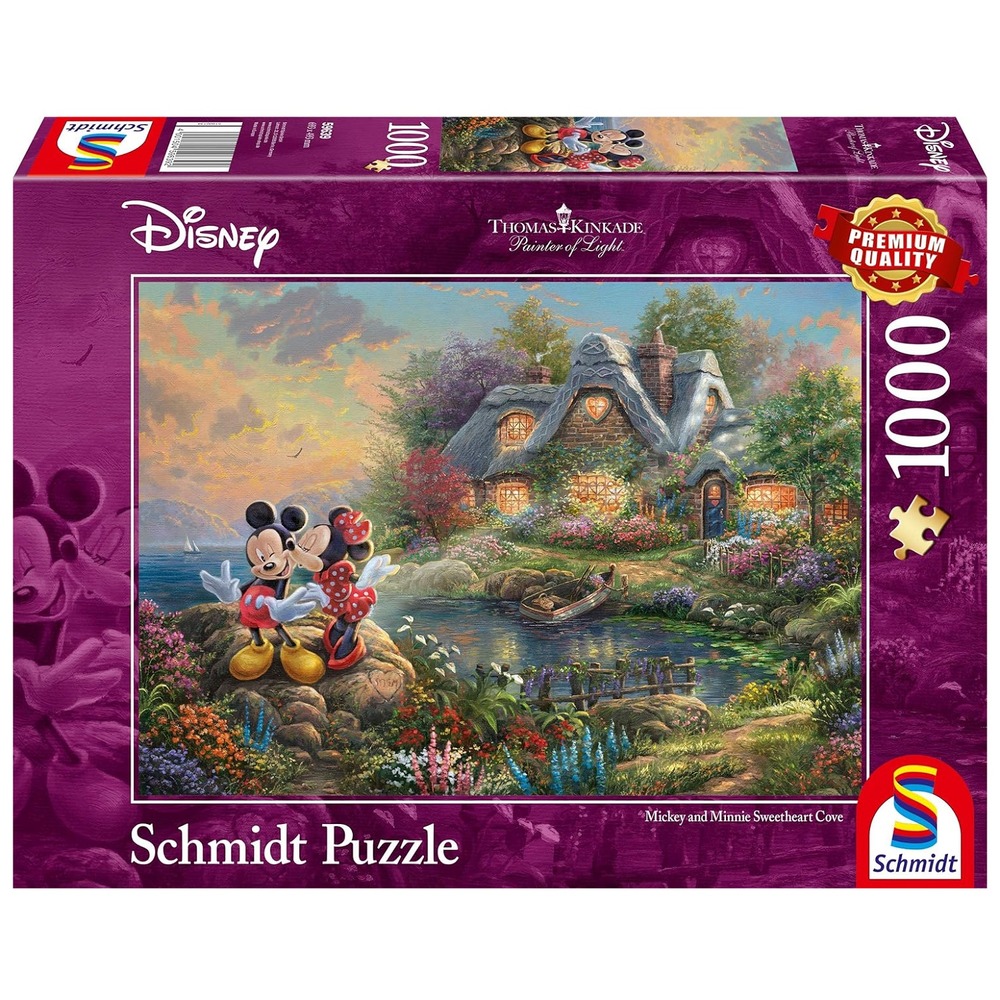 Puzzle mickey et minnie amoureux 1000 pcs