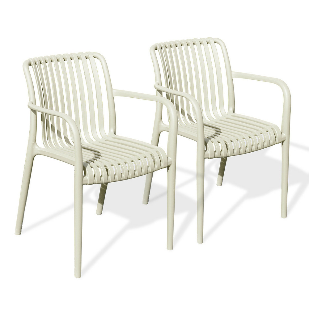 Lot de 2 fauteuils de jardin 