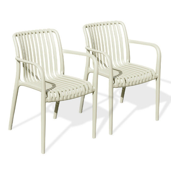 Lot de 2 fauteuils de jardin